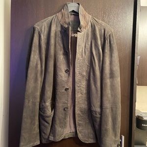 All Saints Leather Blazer/Jacket